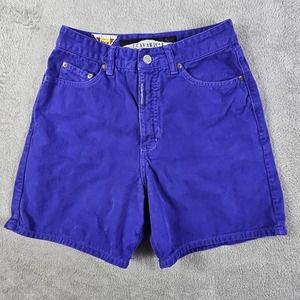 Vintage 90's Z. Cavaricci Denim Shorts High Waist  Mom Shorts Blue Waist 27 READ